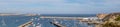 Panorama of Sagres Harbour, Algarve, portugal Royalty Free Stock Photo