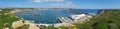 Panorama of sagres port Royalty Free Stock Photo