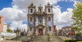 Panorama of the Saint Ildefonso church in the historical center