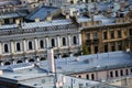 Panorama of Saint-Petersburg from Saint Isaacs cathedral collonade