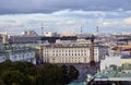 Panorama of Saint-Petersburg, Russia. Birds eye view.