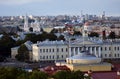 Panorama of Saint-Petersburg, Russia. Birds eye view.