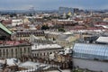 Panorama of Saint-Petersburg from Saint Isaacs cathedral collonade