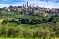 Panorama of San Gimignano, Italy