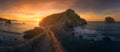 Panorama of San juan de Gaztelugatxe in Basque Country