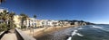 Panorama from san sebastian beach