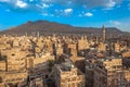 Panorama of Sanaa, capital of Yemen Royalty Free Stock Photo