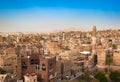 Panorama of Sanaa, capital of Yemen Royalty Free Stock Photo