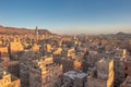 Panorama of Sanaa, Yemen Royalty Free Stock Photo