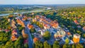 Panorama of Sandomierz in Poland Royalty Free Stock Photo