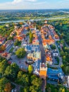 Panorama of Sandomierz in Poland Royalty Free Stock Photo