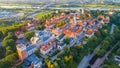 Panorama of Sandomierz in Poland Royalty Free Stock Photo