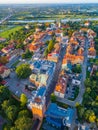 Panorama of Sandomierz in Poland Royalty Free Stock Photo