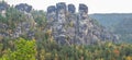 Panorama Sandstone Switzerland in Germany