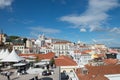 Panorama of Sao Vicente de Fora Monastery in Lisbon Royalty Free Stock Photo