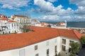 Panorama of Sao Vicente de Fora Monastery in Lisbon Royalty Free Stock Photo