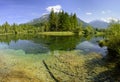 Panorama scene in Bavaria with river