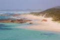 Panorama of scenic beaches and coastline along the ocean, Denmark, Western Australia