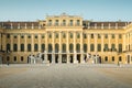 Panorama of Schonbrunn palace in Vienna, Austria