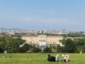 Panorama of Schonbrunn and Vienna, Austria