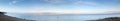 Panorama Sea of Galilee in the early morning. Royalty Free Stock Photo