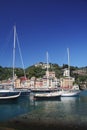 The panorama of seaside in Portofino, Italy