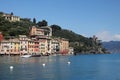 The panorama of seaside in Portofino, Italy