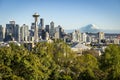 Panorama of Seattle City Skyline, Washington, United States of America