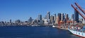 Panorama - Seattle waterfront skyline