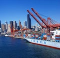 Panorama - Seattle waterfront skyline