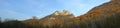 Panorama of Seneca Rocks Royalty Free Stock Photo