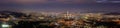 Panorama of Seoul city skyline at Namhansanseong,South Korea