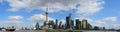 Panorama of Shanghai (the bund) Royalty Free Stock Photo