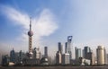 Panorama of Shanghai, China Royalty Free Stock Photo