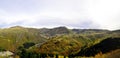 Panorama - Shar mountain village in autumn