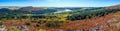 Panorama from Sharpitor to Burrator Reservoir in Dartmoor National Park