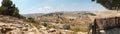 Panorama from Shepherd's field, Beit Sahour, east of Bethlehem,