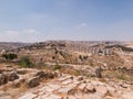 Panorama from Shepherd's field, Beit Sahour, east of Bethlehem,