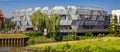 Panorama of the shopping center Die Mep in Meppen Royalty Free Stock Photo