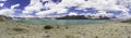 Panorama shot of Pangon Lake in Ladakh, India