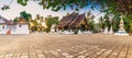 Panorama shot at Wat Xieng Thong Golden City Temple in Luang P