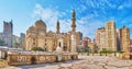 Sidi Yaqut al-Arshi mosque in Alexandria, Egypt Royalty Free Stock Photo