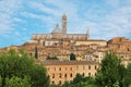 Panorama of Siena Italy Royalty Free Stock Photo