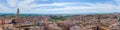 Panorama of Siena town, Tuscany, Italy Royalty Free Stock Photo