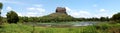 The panorama of Sigiriya (Lion's rock) Royalty Free Stock Photo