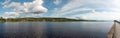 Panorama of siljan lake Royalty Free Stock Photo