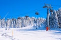 Panorama of ski resort Kopaonik, Serbia Royalty Free Stock Photo