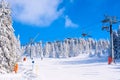 Panorama of ski resort Kopaonik, Serbia Royalty Free Stock Photo