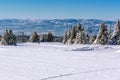 Panorama of ski resort Kopaonik, Serbia Royalty Free Stock Photo