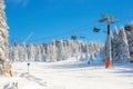 Panorama of ski resort Kopaonik, Serbia Royalty Free Stock Photo
